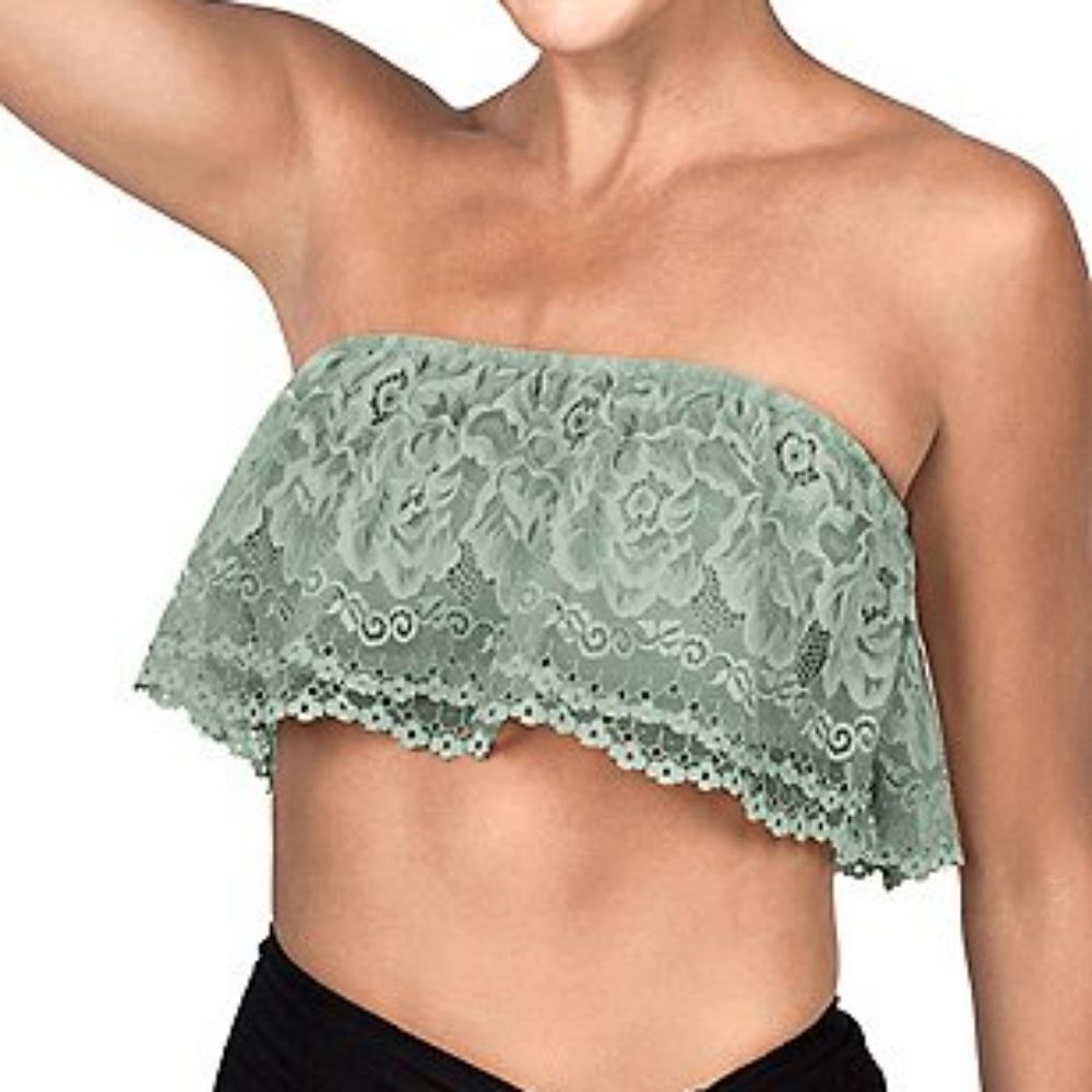 2 for $15! Flouncey Lace Bandeau Bra